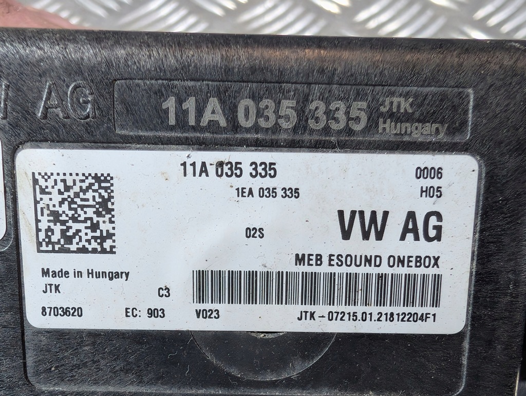 фото №5, Динамік hałasu двигуна генератор звуку vw id.4 id4 11a035335