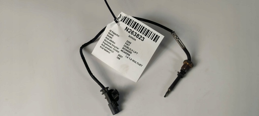 Купити Датчик температури вихлопних газів 55279495 fiat doblo ii рестайлінг