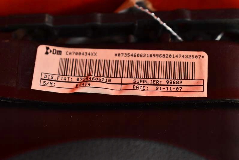 фото №10, Подушка безпеки подушка повітряна водія 07354606210 fiat grande punto 05-10