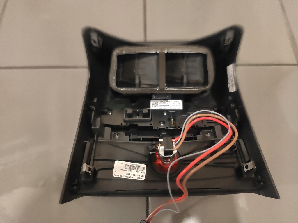 фото №11, Audi a7 4g 4g8 lift защита консоли центральной задняя решётка обдув idealna