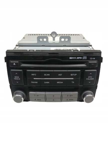 фото №1, Радио проигрыватель cd mp3 hyundai i20 lift