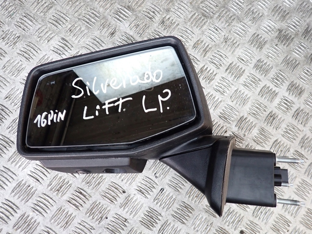 фото №8, Дзеркало ліва 16pin сліпа зона spot камера chevrolet silverado gmc sierra 2019-