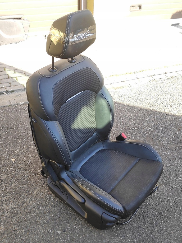 фото №3, Сиденье правый перед передний пассажира полукожа renault espace v