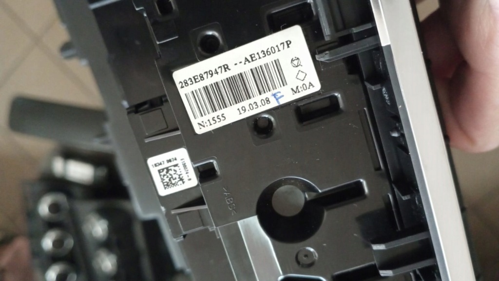 фото №3, Панель кондиционера renault captur ii 283r87947r