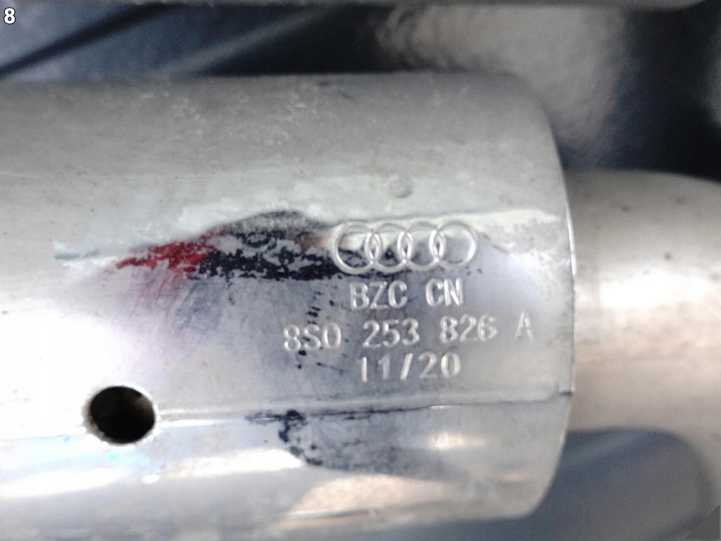 фото №9, Audi a3 s3 8y0 13-20 система випускний вихлоп труба глушники наконечники 5wa253411