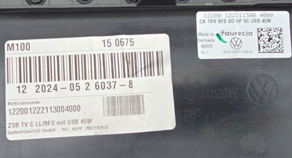 Vw id buzz cargo обивка обшивка дверь правый перед 1t5867012a Цена