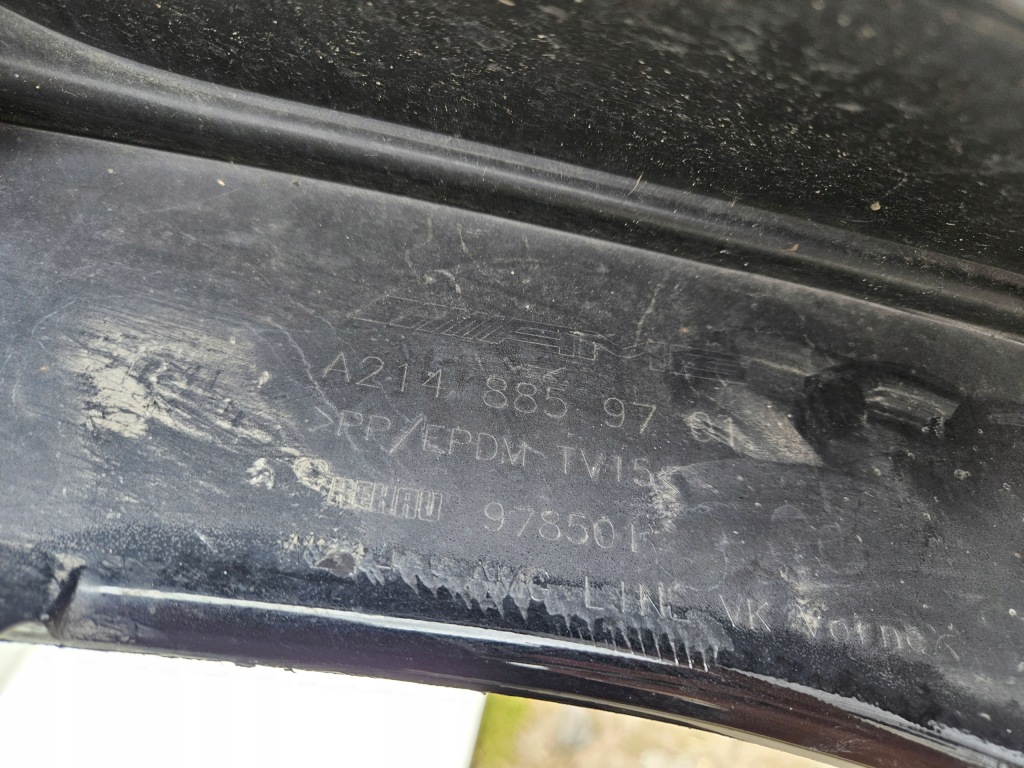 Mercedes w214 amg бампер перед передній Зі Шроту