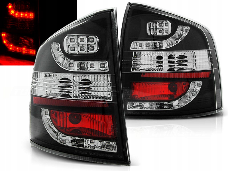 фото №1, Лампи задні світлодіодний black led do skoda octavia ii kombi 04-12