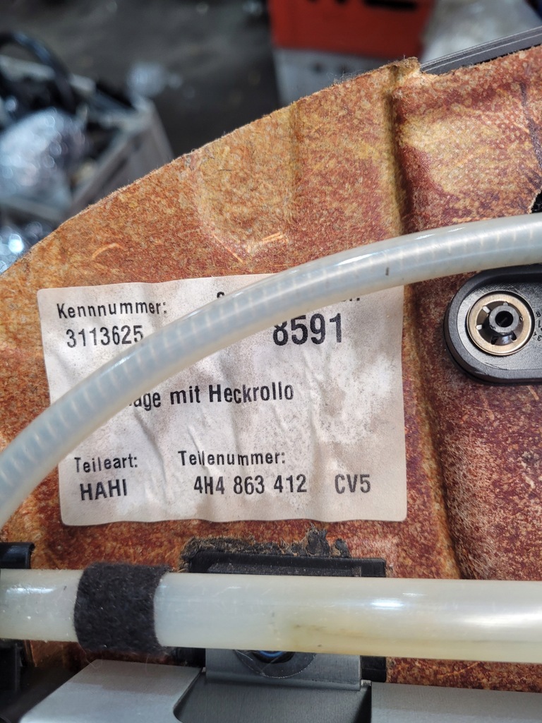 фото №8, Шторка задняя электрическая audi a8 d4 long 4h4863412