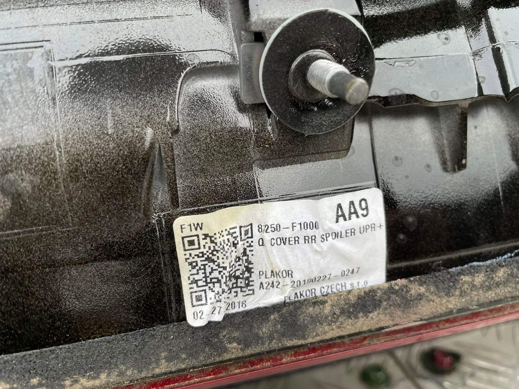 фото №5, Kia sportage iii спойлер крышки gt-line