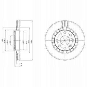 фото №3, Гальмівні диски гальмівні колодки перед delphi opel calibra a