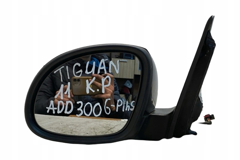 фото №10, Дзеркало ліва vw tiguan 5n_ e1030103 2.0l дизель 103kw 2011