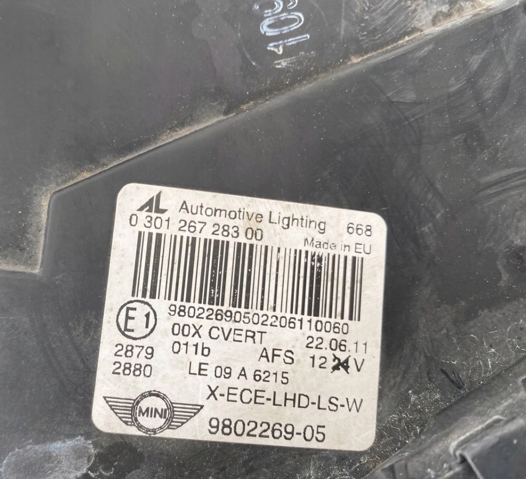 фото №5, Mini countryman r60 bixenon лівий поворотний