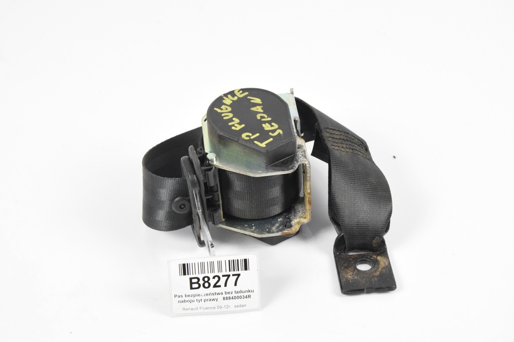 фото №1, Pas безпеки задня правий renault fluence