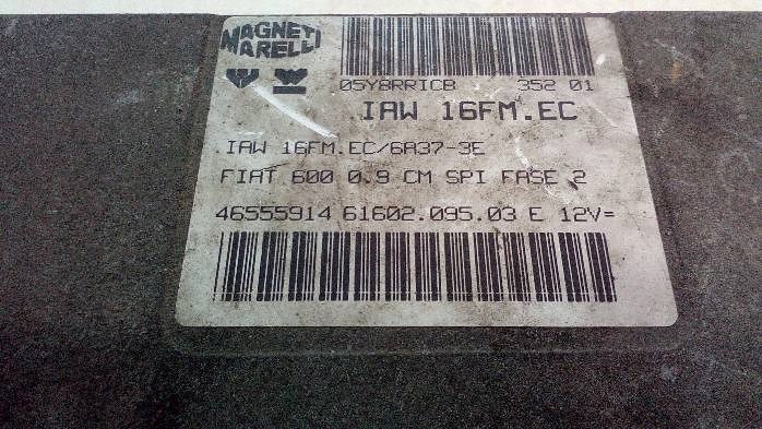 фото №8, Бортовий комп'ютер двигуна seicento magneti marelli 46555914