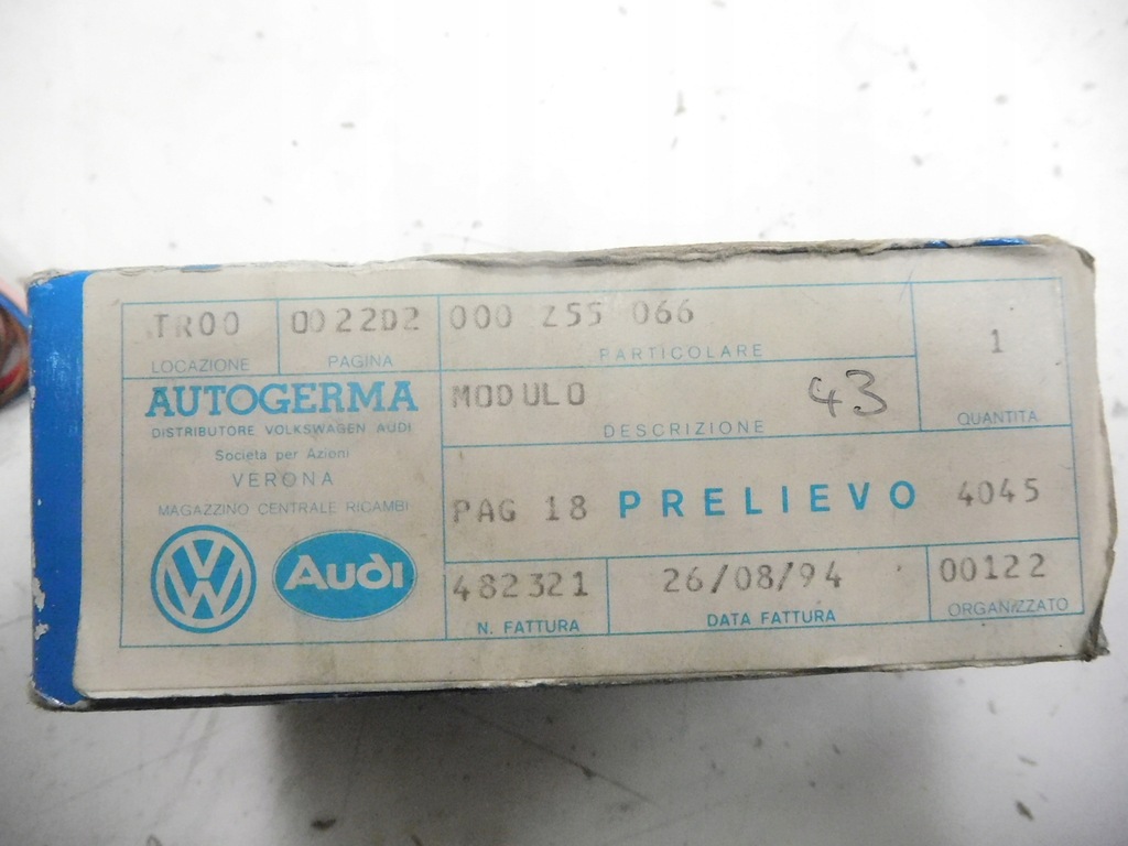 фото №9, Модуль сигналізація alarm vw skoda audi seat оригінальний номер 000z55066