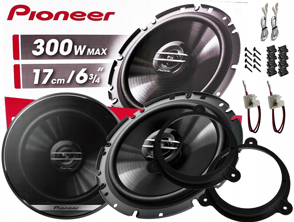 фото №1, Pioneer динамики двухполосные renault captur kadjar clio megane koleos smart