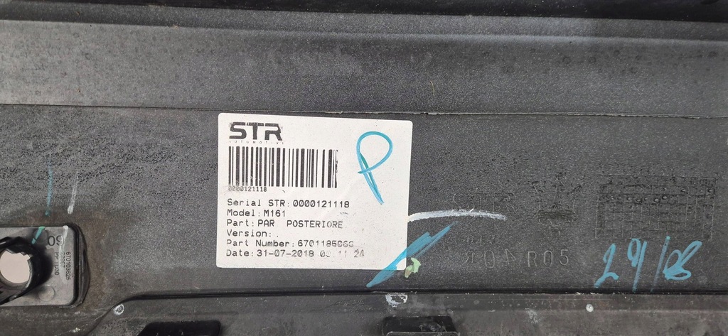 фото №8, Maserati levante lift gts 2018- бампер задний