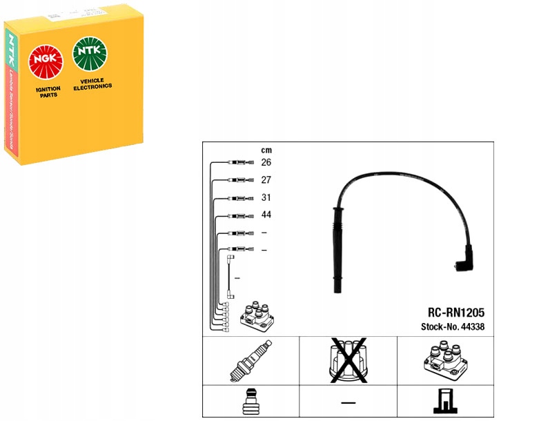 фото №1, Набір трубопровід запалювання ngk 44338