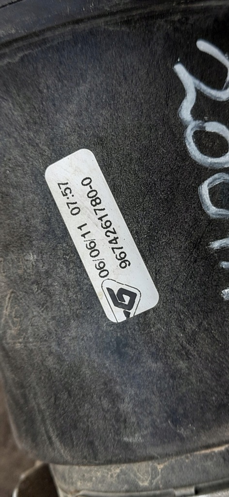 фото №8, Патрубок шланг труба інтеркулер повітря 1.6thp citroen ds4 9674261780