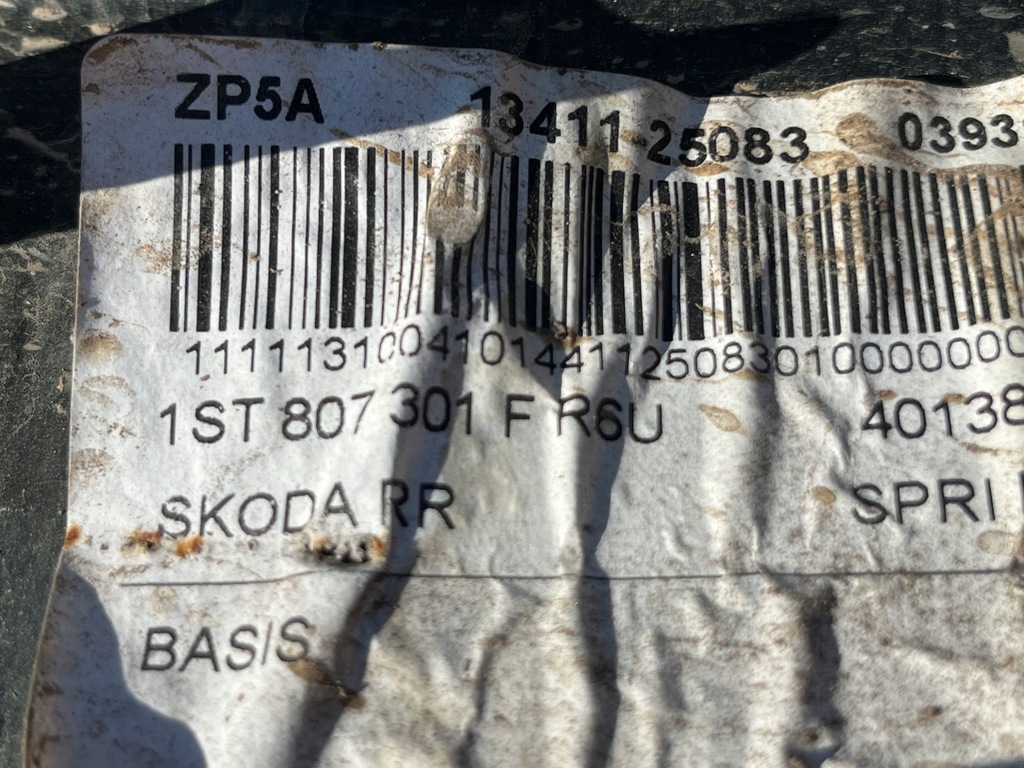 фото №16, Skoda citigo 1.0 mpi 2012-2016r бампер задняя задний оригинал europa