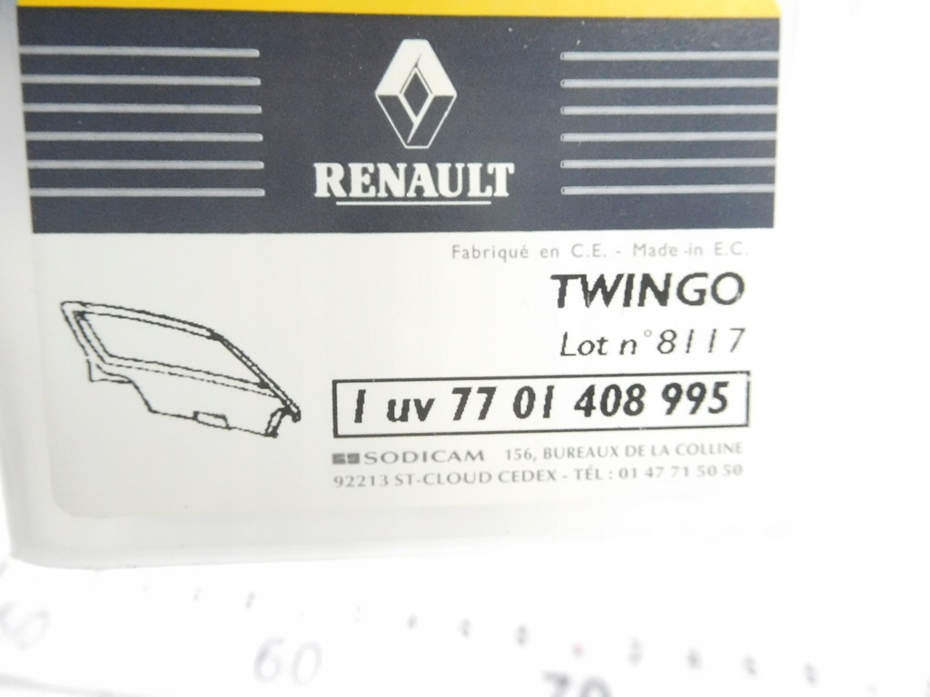 фото №5, Набір ремонтний кришки renault twingo 7701408995