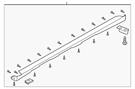 фото №1, Молдинг поріг поріг накладка поріг ліва lub права hyundai kona 2017- nowe