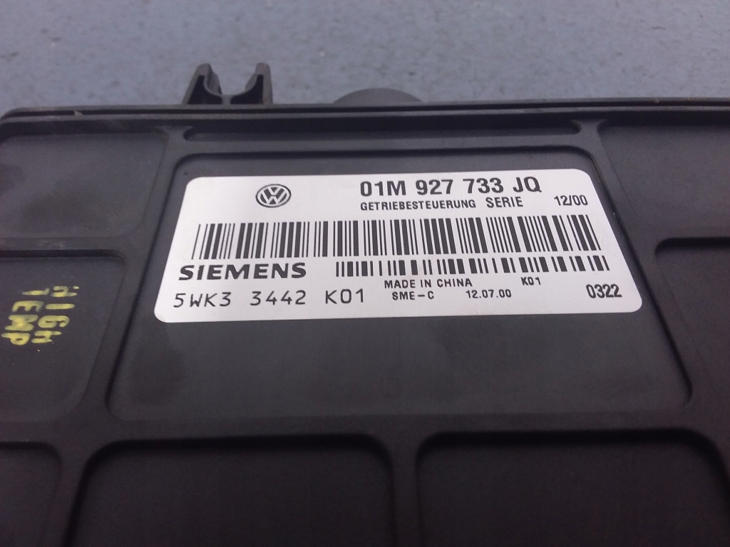 фото №6, Vw golf iv блок керування коробки автоматичної 01m927733jq 5wk33442k01