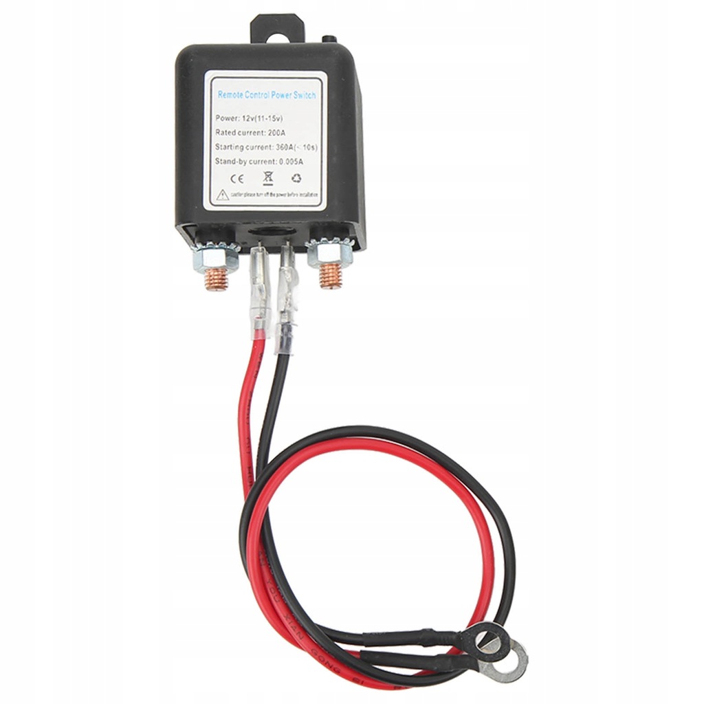 фото №13, Выключатель аккумулятор 12v 200a дистанционный переключатель odłączania аккумулятора