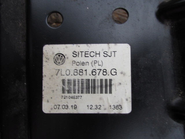фото №5, Audi q7 4l 2007r. каркас кронштейн сиденье правый перед 7l0881678g