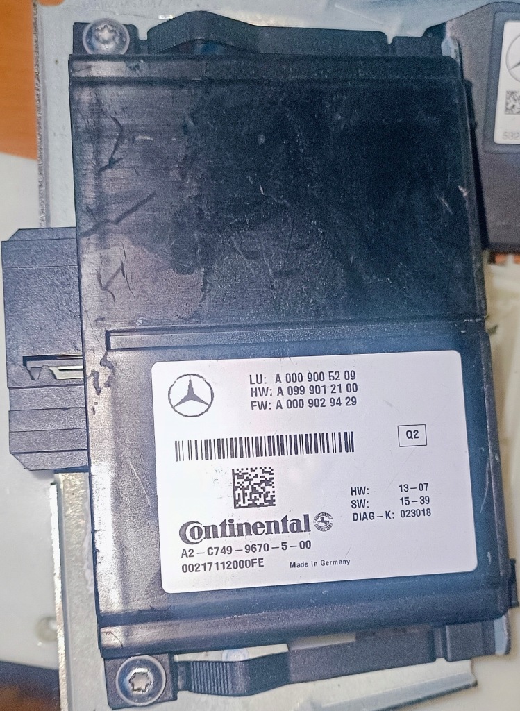 фото №1, Mercedes блок управления радаров a0009005209