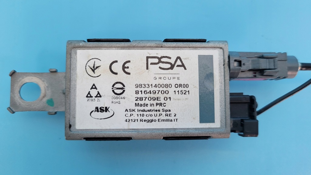 фото №12, Peugeot 308 iii p5 21r усилитель антенны 9833140080