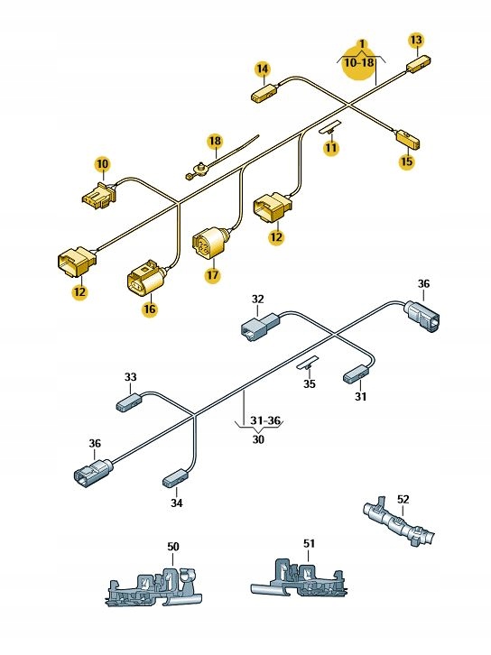 фото №6, Джгут задній кришки багажника vw passat cc 2012-2017 3c8971182g оригінал