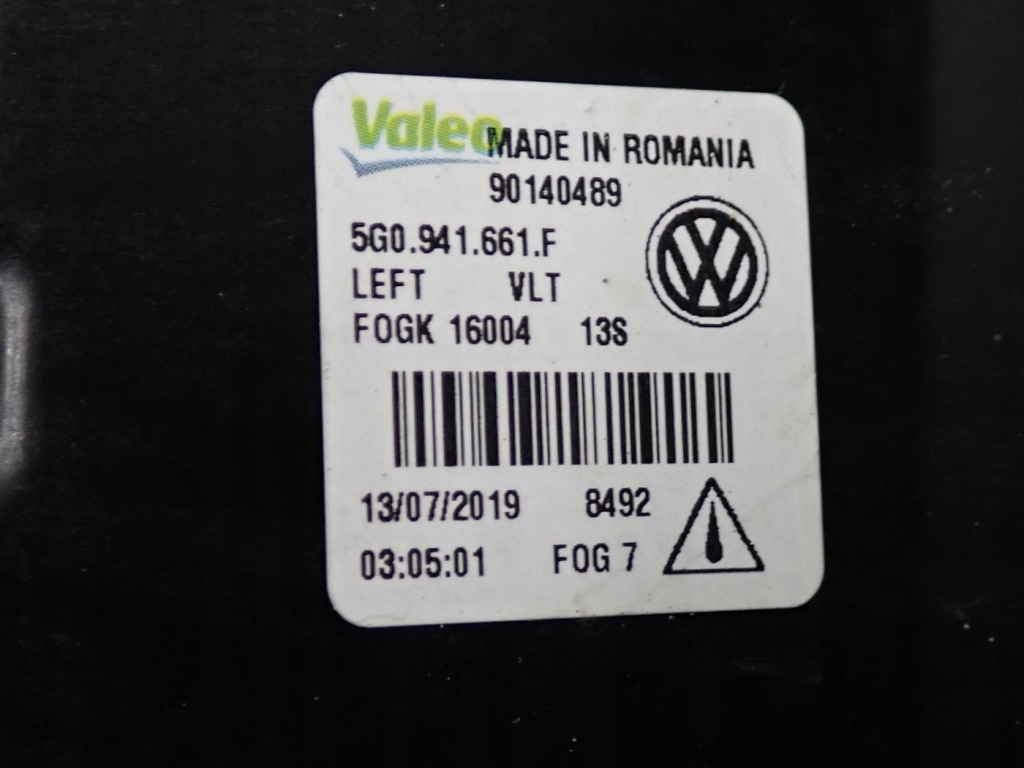 Бампер перед передній решітка радіатора pdc sprysk оригінал vw golf 7 vii рестайлінг  19r Недорого