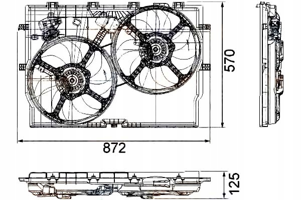 фото №2, Hella вентилятор радиатора
