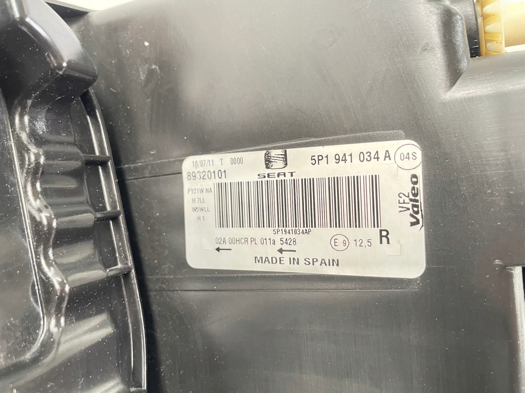 фото №10, Seat leon lift altea lift фара лампа левая правая 5p1941034a 5p1941033a