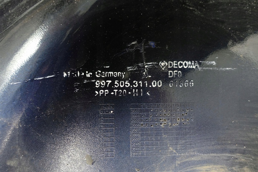 фото №13, Бампер перед передний porsche carrera 911 997 99750531100