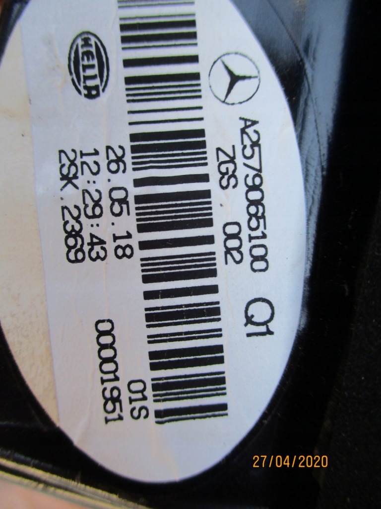 Mercedes cls w257 фара задняя правая w крышке  led с Разборки