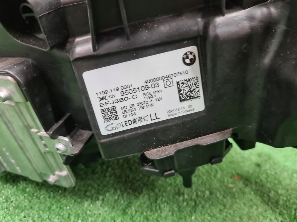 фото №9, Bmw 4 g22 g23 лампа перед full led правая shadowline eu 9505110