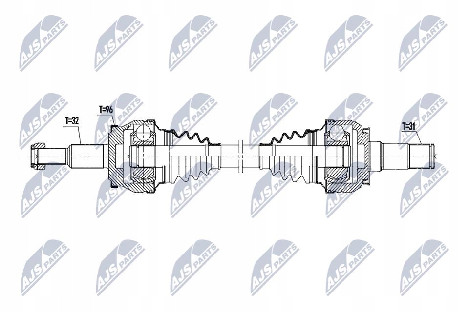 фото №2, Nty npw-ch-157 привідний вал привідна