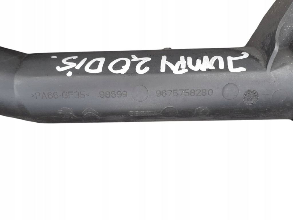 фото №2, Citroen jumpy ii 2020 wąż / труба інтеркулер / шланг / 9675758280