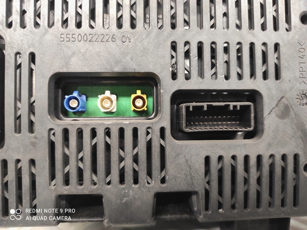 фото №9, Лічильник прилади дисплей радіо renault scenic iii europa