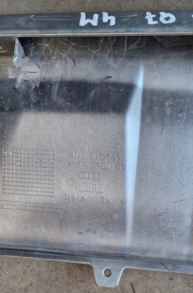 фото №2, Спойлер молдинг бампера перед audi q7 ii 4m0807733d