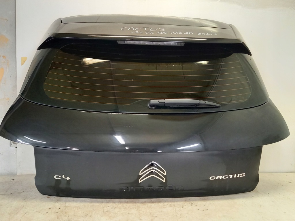 фото №1, Крышка багажника задняя citroen c4 cactus exld