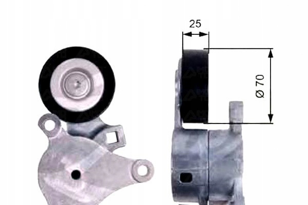 фото №2, Gates ролик натяжителя citroen c4 grand picasso i 1