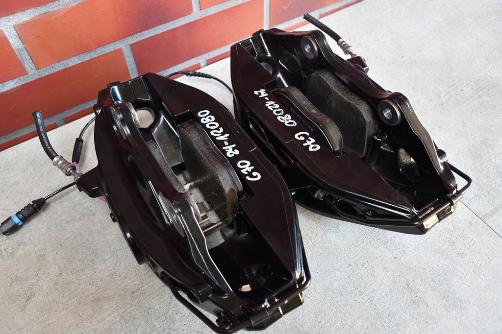 фото №13, Тормоза тормозные диски суппорт bmw 7 g70 i7 g70 m-pakiet 395x36 чёрные 41km