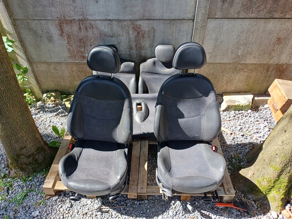 фото №1, Mini one cooper r50 сидіння водія пасажира заднє сидіння задня задня напівшкіра kpl