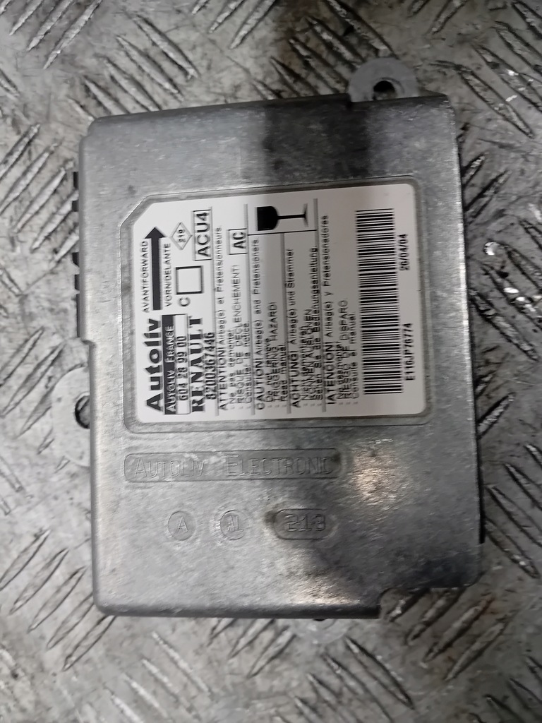 фото №1, Megane ii модуль подушка безопасности датчик 8200367446