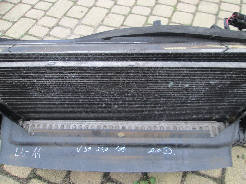 фото №6, Радиатор комплект volvo s40 v50 lift 07-12 2.0d механическая коробка передач