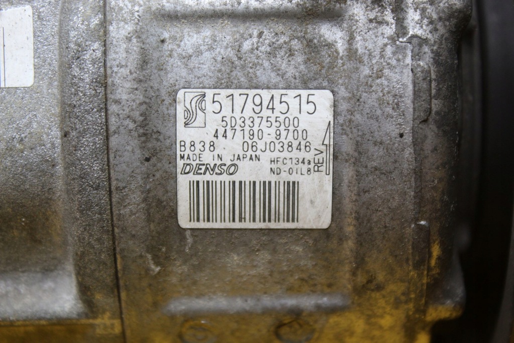 фото №9, Компрессор кондиционера bravo ii 1.4t-jet 51794515